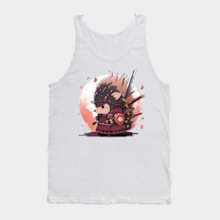 samurai hedghog Tank Top